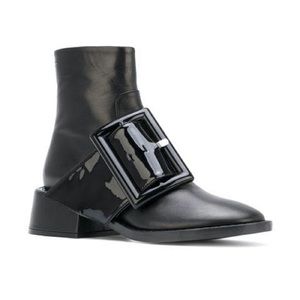 MM6 Maison Martin Margiela buckle ankle boots